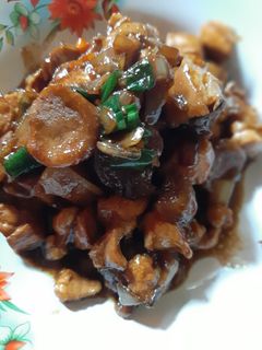 Foto resep Ayam bakso saus tiram