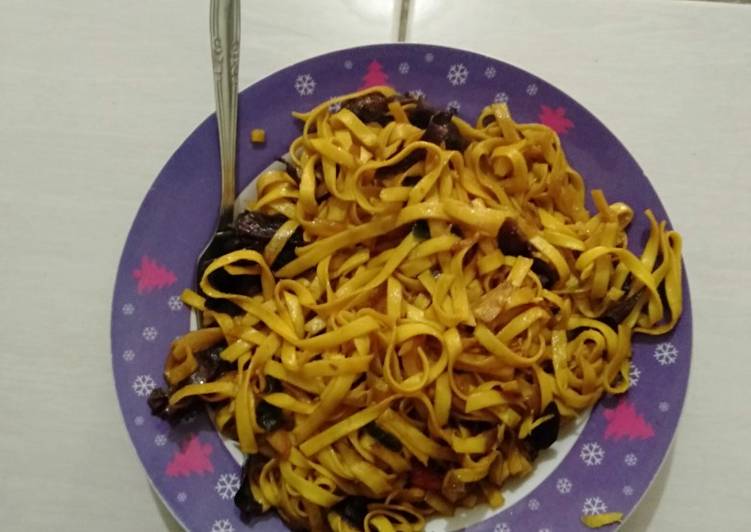 Mie Telur Gepeng Goreng