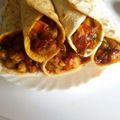 A picture of Vegetable wrap and roll.
