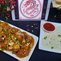 A picture of Chinese Chilli 🌶 Chicken 🐔.