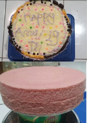 Foto resep Brownis pink kukus