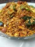 Khakhara chivda (in microwave)