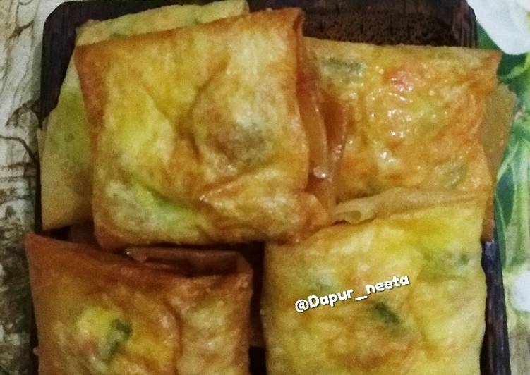 Lumpia telur wortel