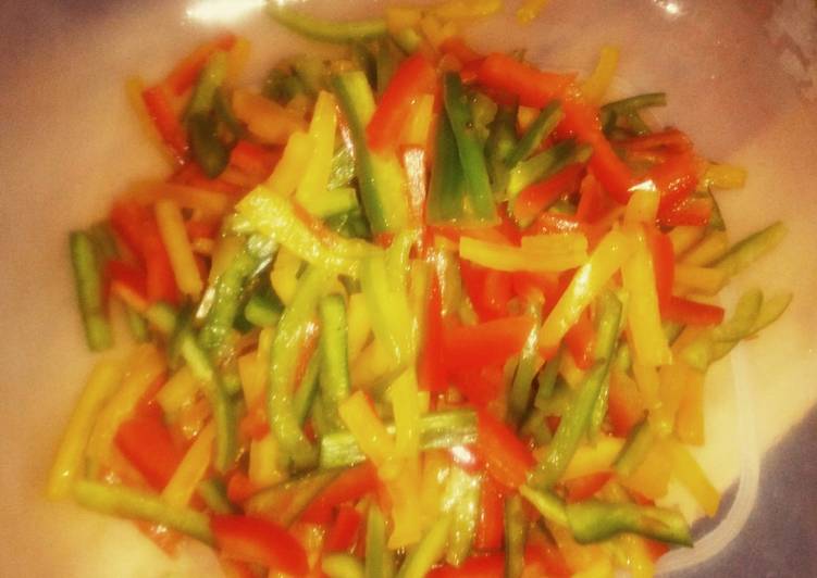 Recipe of Any-night-of-the-week Assorted bell pepper salad