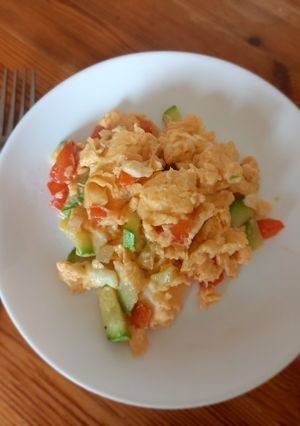 Cukkinis tojásrántotta recept fotója