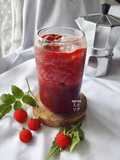 Iced Abericano (Berry+Americano)