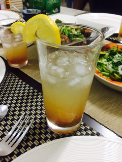 A picture of Lemonade with the twist of Tamarind.