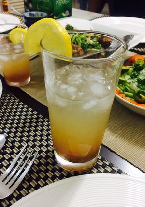 A picture of Lemonade with the twist of Tamarind.