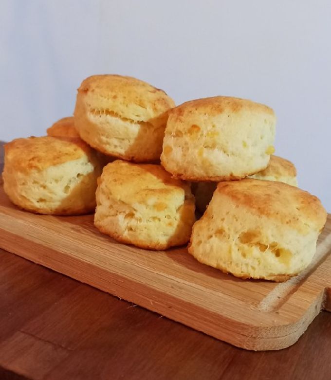 Una foto de Scones de queso súper fáciles