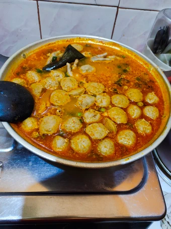 Langkah Mudah untuk Menyiapkan Resep Ceker baso kuah pedas jos yang Lezat Anti Ribet, Mantap