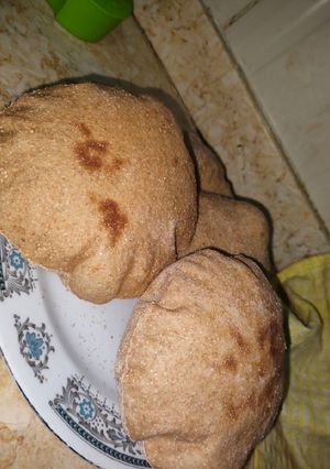 صورة لوصفة الخبز البيتي البلدي المصري 🫓 السحور احلي ❤️🫓