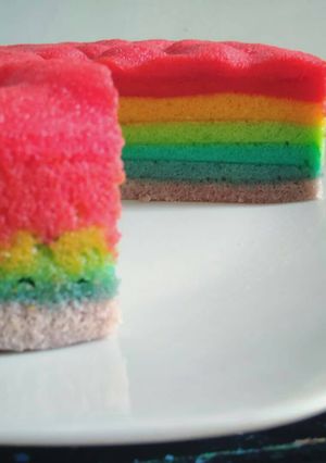 Foto resep Rainbow Brownies
