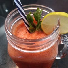 A picture of Strawberry Mint Smoothie.