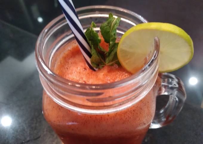 Strawberry Mint Smoothie Recipe