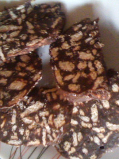 Una foto de Salchichón de chocolateee!