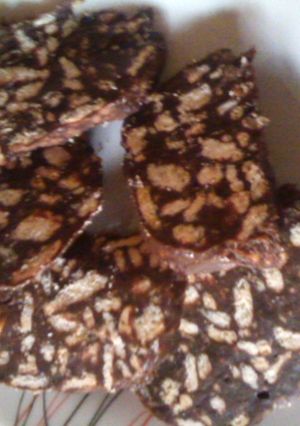 Una foto de Salchichón de chocolateee!