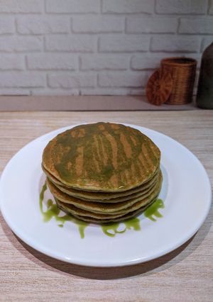 Foto resep Pancake Matcha