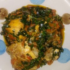 Vegetable stew with chicken A picture of Vegetable stew with chicken.