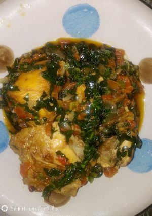 A picture of Vegetable stew with chicken.