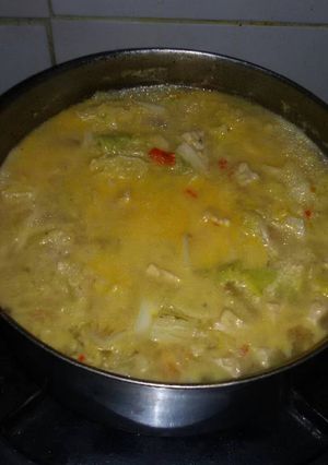 Foto resep Sawi putih masak santan