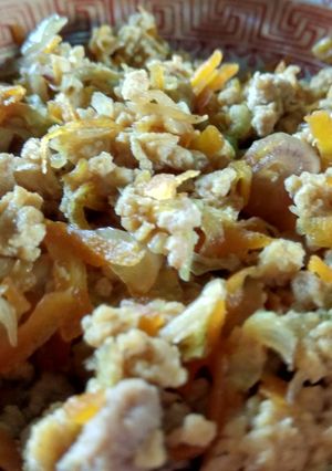 Foto resep Orak arik daging telur sayur