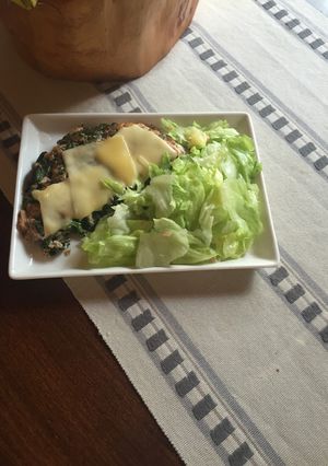 Una foto de Tortilla de lomitos de atún con espinaca 💪🏼😁