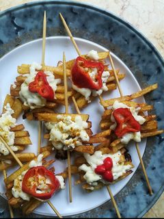 صورة لوصفة اعواد البطاطس