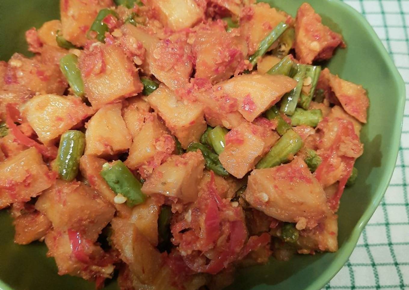Balado kentang buncis