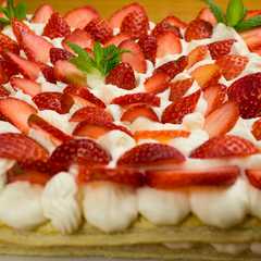 A picture of Tarta de hojaldre en 15 minutos.