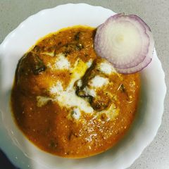 A picture of Makhani soya chaap.
