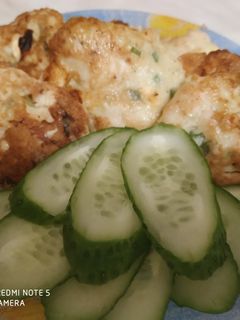 Фото Рубленые куриные котлеты с сыром.