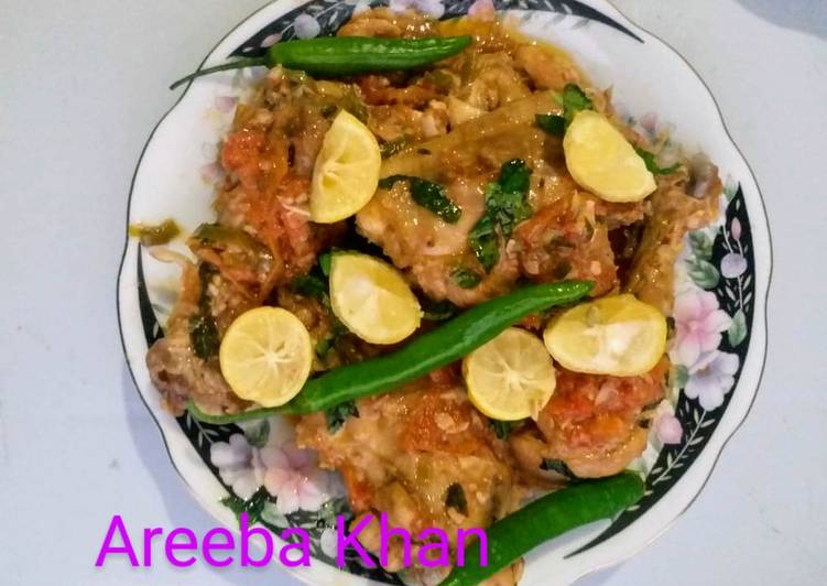 Steps to Prepare Super Quick Homemade Chicken Karahi 🍲 without onion