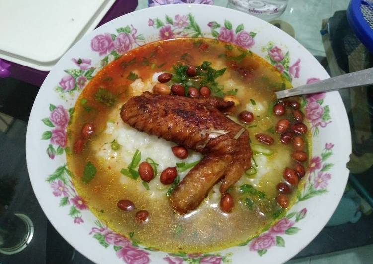 Cara Gampang Membuat Bubur Ayam Goreng, Menggugah Selera