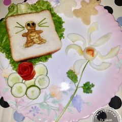 A picture of The bunny Sandwich.