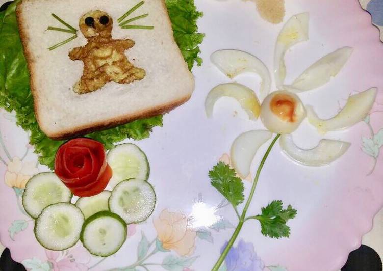 Simple Way to Make Homemade The bunny Sandwich