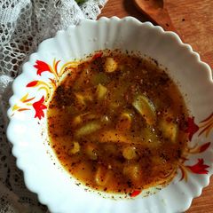 A picture of Kancha Aamer Tok Jhal Chutney.