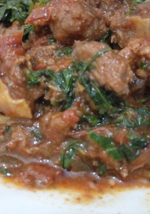 A picture of Beef Goan Style.