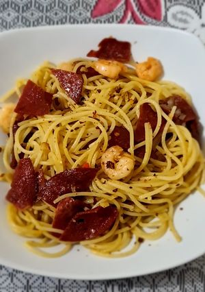 Foto resep Spaghetti Aglio Olio