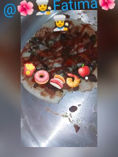 عکسی از دستور پیتزا گوشت خیلی آسان و خوشمزه 😋💞😊🍕