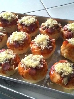 Foto resep pizza muffin simpel