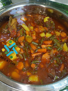 A picture of Vegetable sauce.