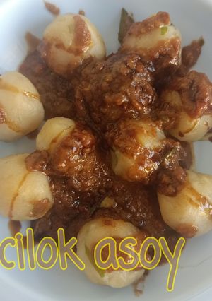 Foto resep Cilok asoy (tanpa telur tetep empuk)