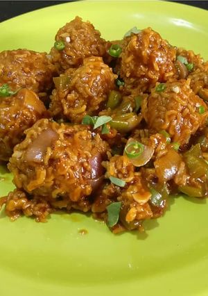 A picture of Maggi Manchurian.