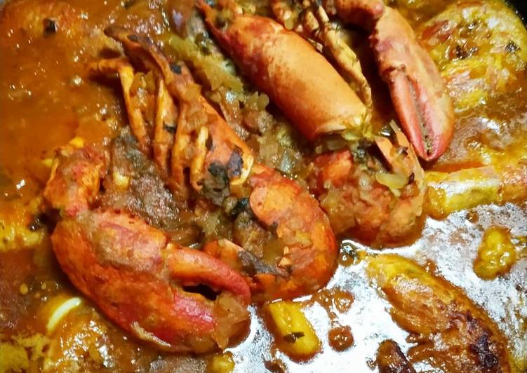 Caldereta de pescado y marisco 🦐🦞🐟 Receta de ZiborChef Cookpad Caldereta de pescado y marisco 🦐🦞🐟 Receta de ZiborChef Cookpad