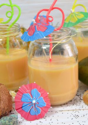 Una foto de Smoothies tropical
