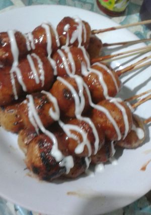 Foto resep cilok bakar saus barbeque