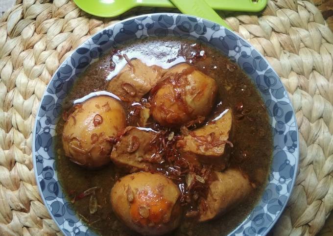 Semur Telur Dan Tahu