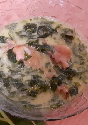 Foto resep Ayam Opor Kuning Daun Singkong
