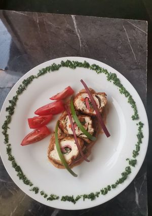 A picture of Stuffed deboned chicken.