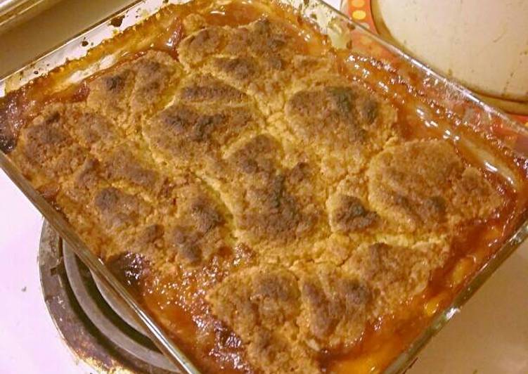 Recipe of Perfect Peachy Keen Cobbler